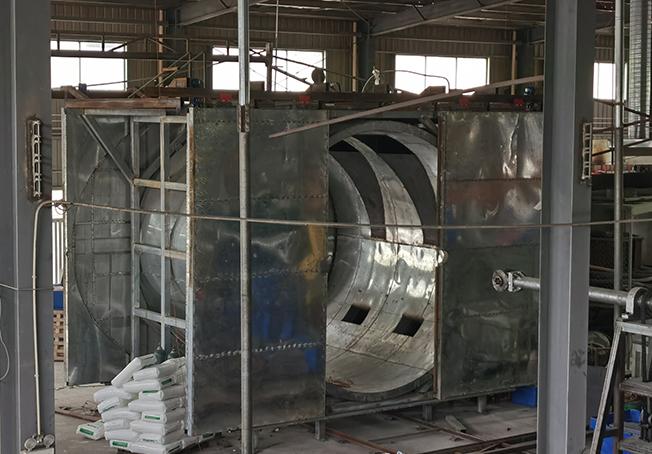 Linen cart roto-molding equipment